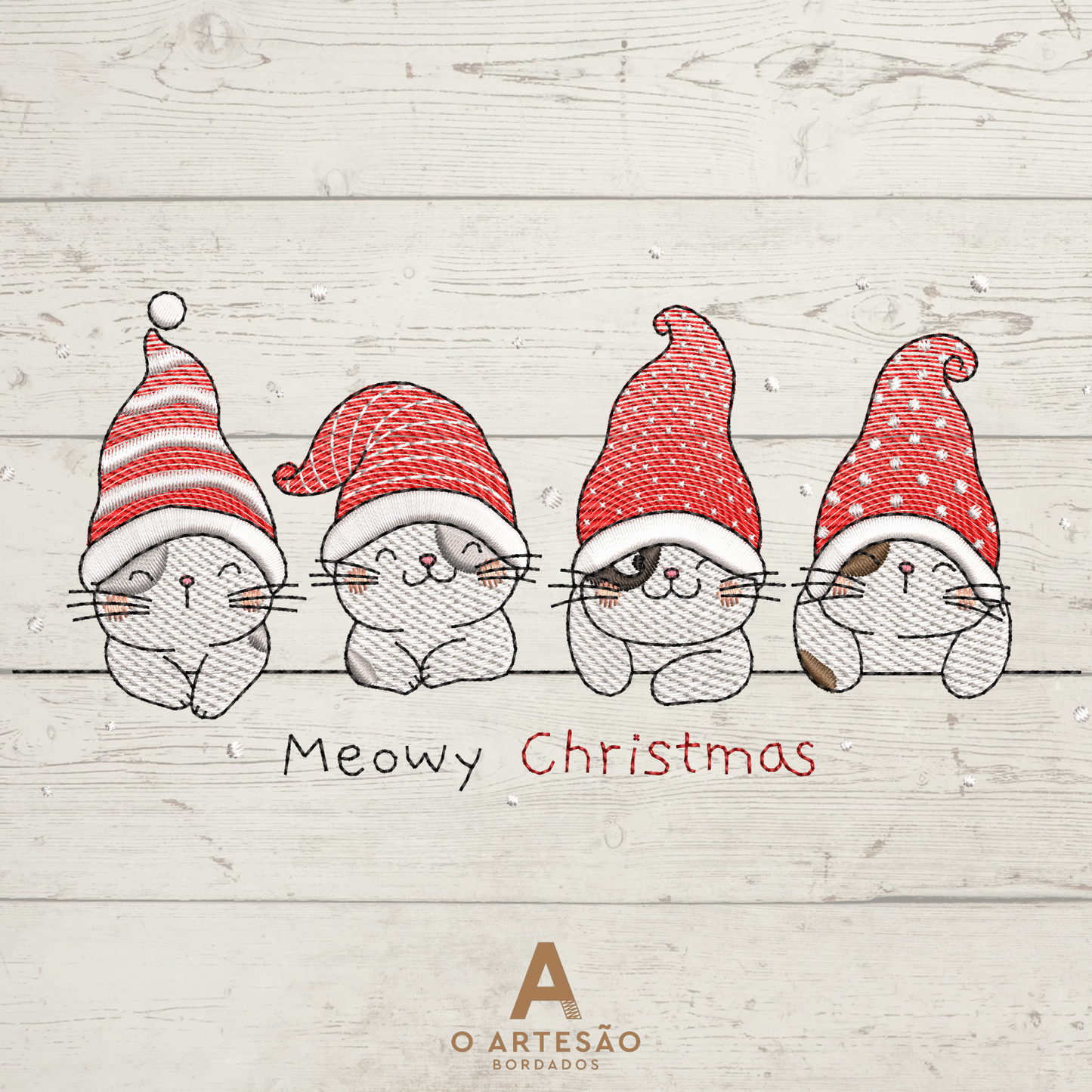 Gatinhos Natalinos Meowy Christmas