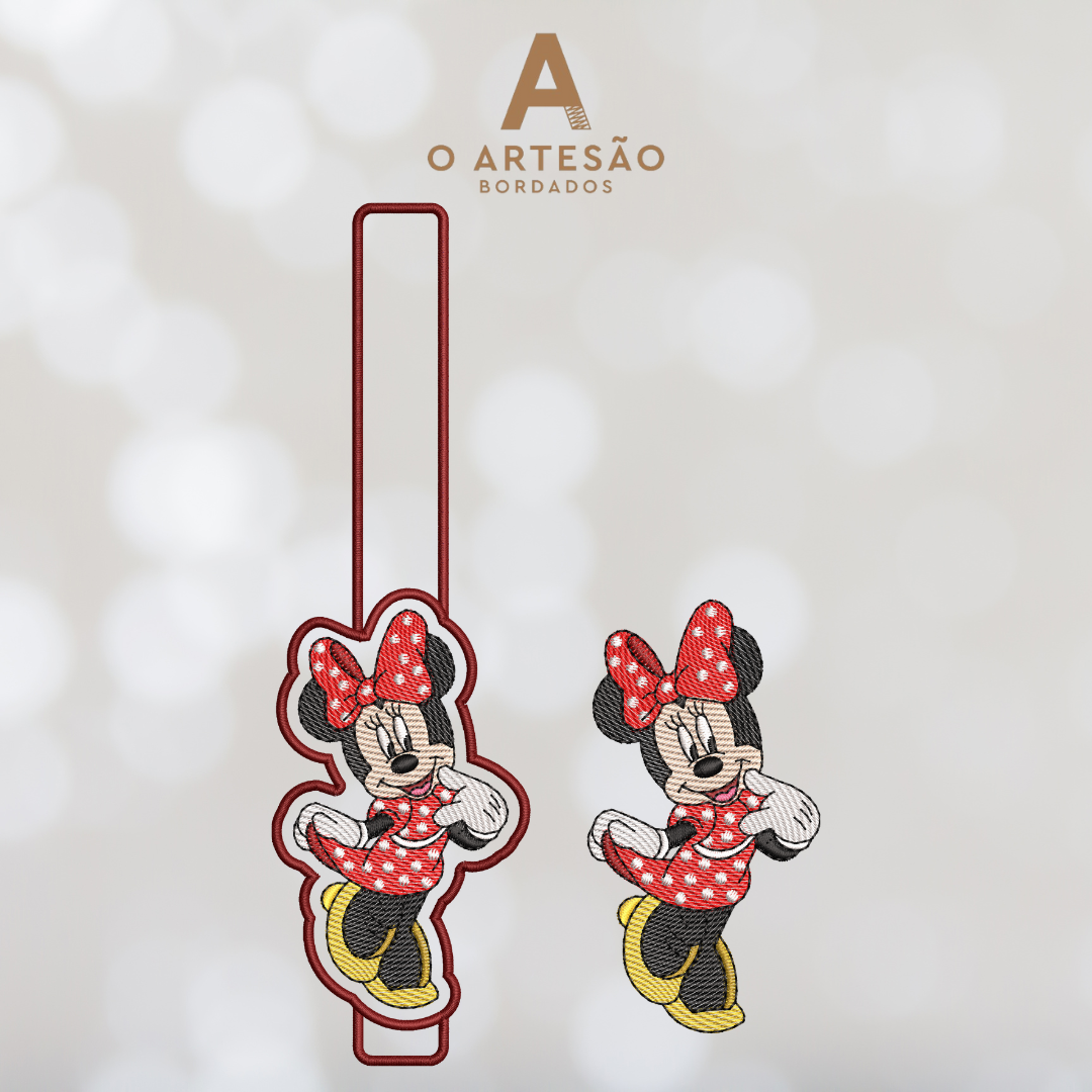 Mini Coleção Porta Chupeta Mickey e Minnie