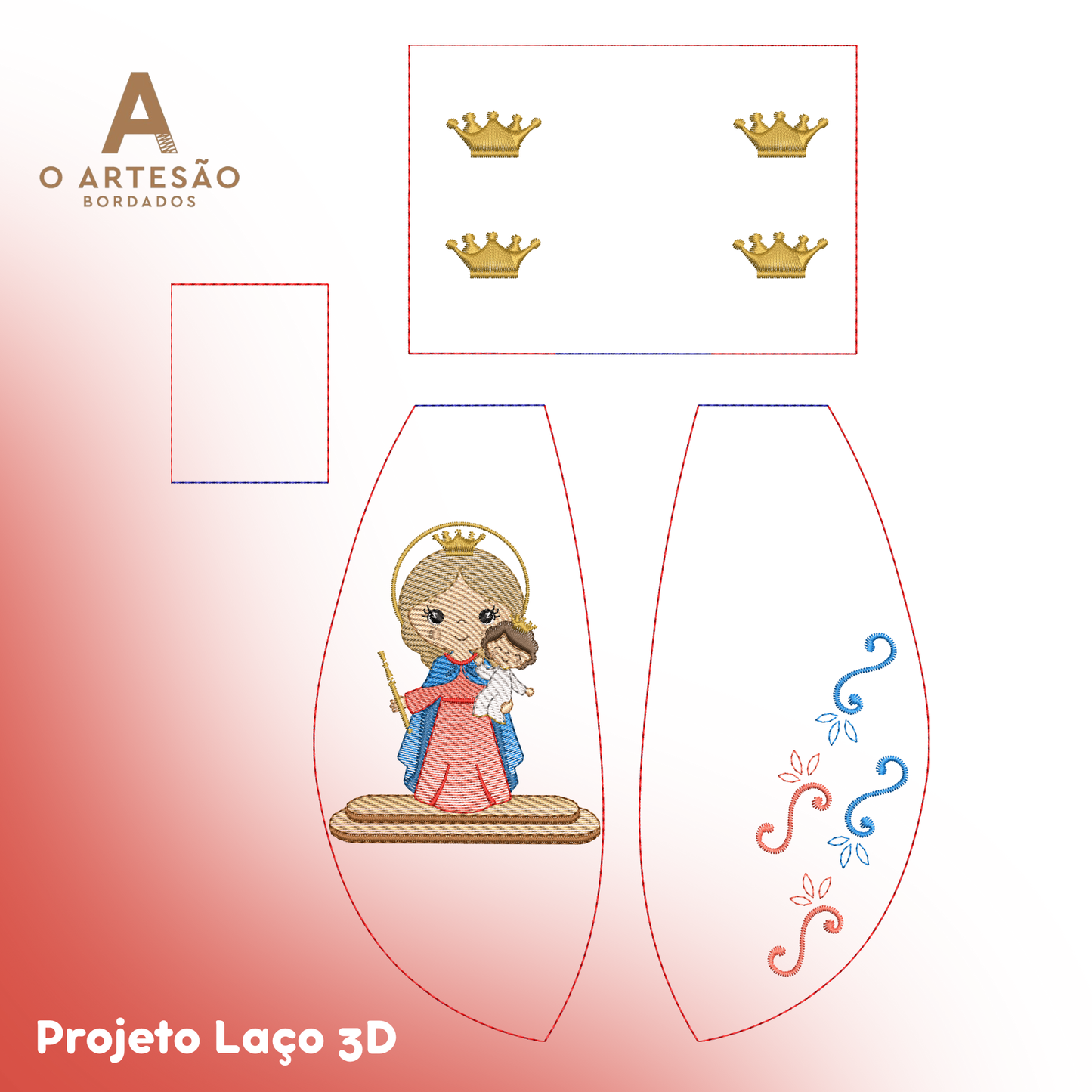 Projeto Laço 3D Nossa Senhora Auxiliadora