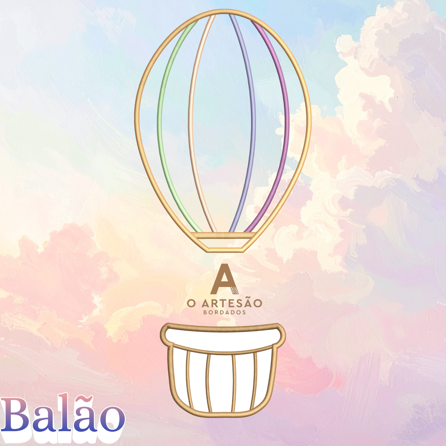 Matriz de Bordado Projeto Decoração Sonhar e Voar — Download Imediato