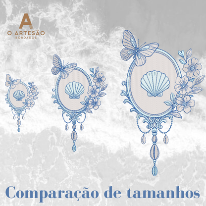 Espelho de Iemanjá Florido