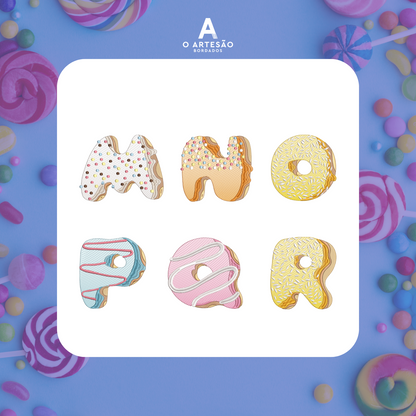Alfabeto Confeitaria