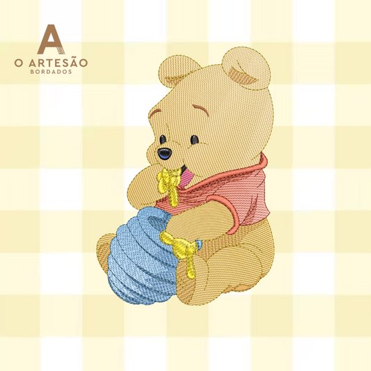 Ursinho Pooh Comendo Mel