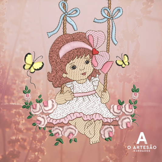 Menininha no Balanço