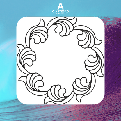 Sousplat Ondas