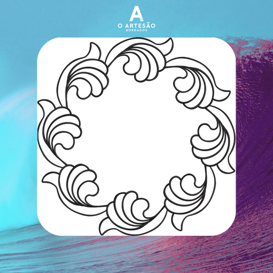 Sousplat Ondas