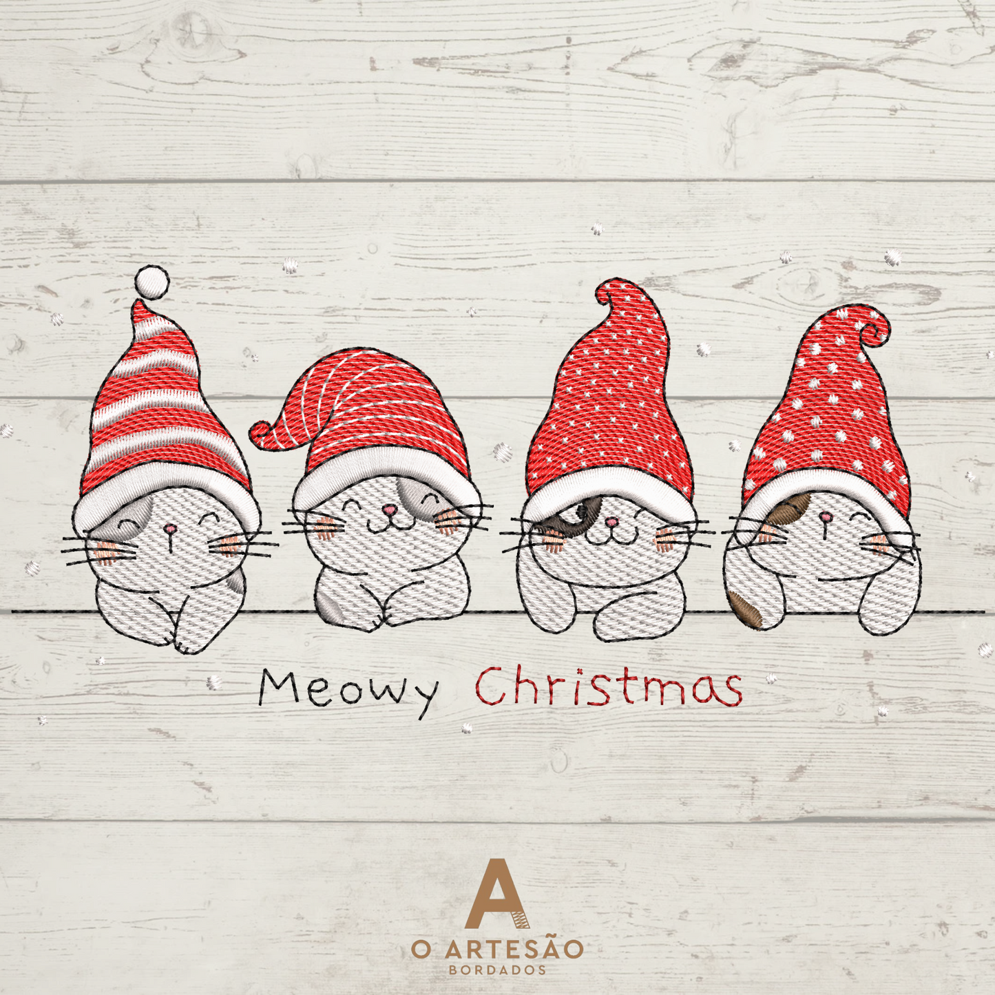 Gatinhos Natalinos Meowy Christmas