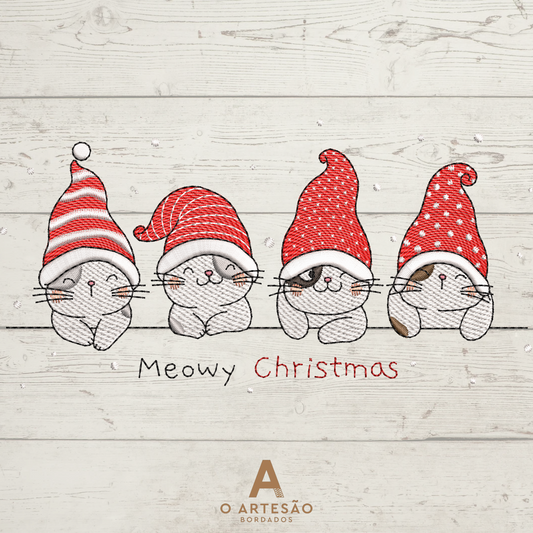 Gatinhos Natalinos Meowy Christmas