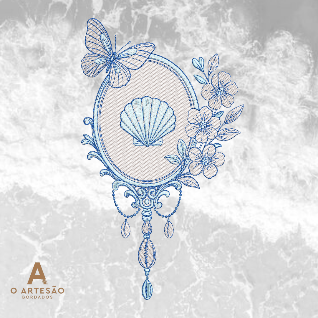 Espelho de Iemanjá Florido