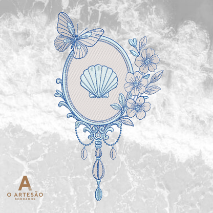 Espelho de Iemanjá Florido