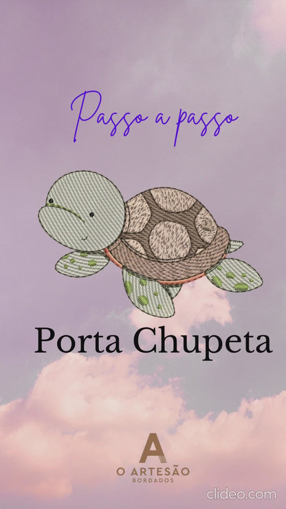 Porta Chupeta Tartaruguinha